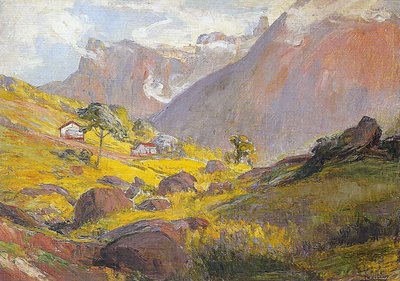 Landscape by Lucilio de Albuquerque